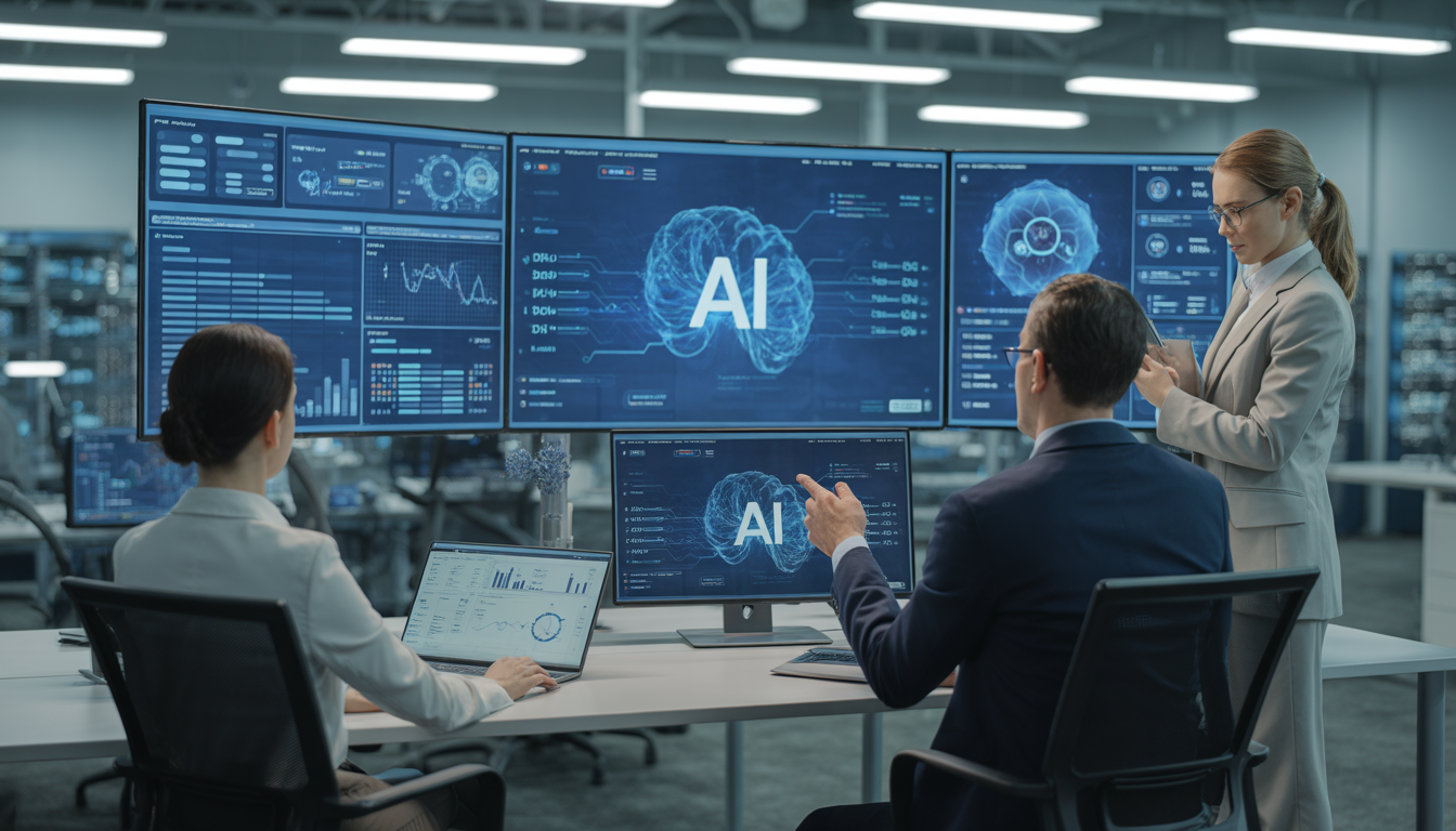 ideogram-v3.0_ISO_42001_Artificial_Intelligence_Management_System_concept_professionals_review-0